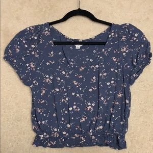 American Eagle cinched blouse
